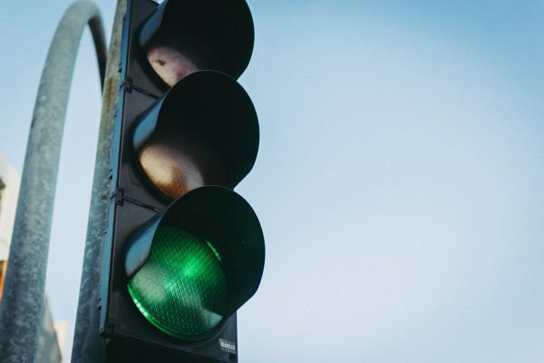 Driving test traffic lights